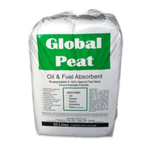 Global Peat Oil and Fuel Absorbent 100L Compressed Bale