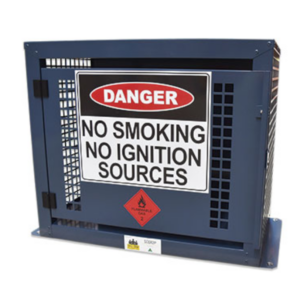 9kg LPG Gas Cylinder Cage - 2x BBQ Bottles