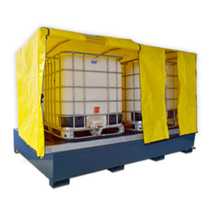 Double IBC Powder Coated Steel Bund - Cover