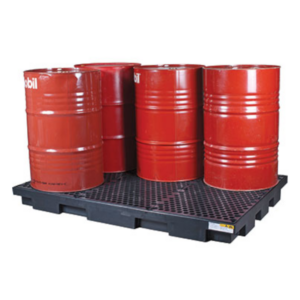 Drum Bund Low Profile Polyethylene with Removable Grate - 6 Drum