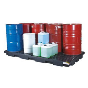 Drum Bund Low Profile Polyethylene with Removable Grate - 8 Drum