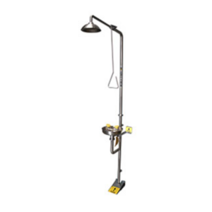 Combination Safety Shower with Eye/Face Wash