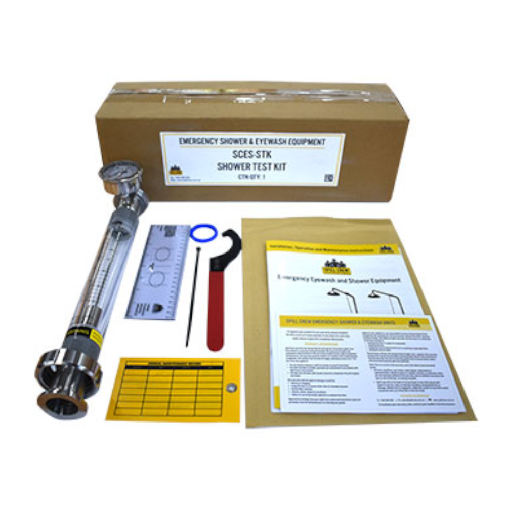Safety Shower & Eyewash Performance Test Kit