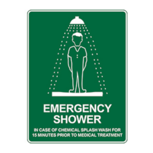 Emergency Information Sign - Emergency Shower