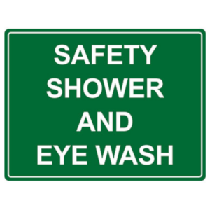 Emergency Information Sign - Safety Shower and Eye Wash