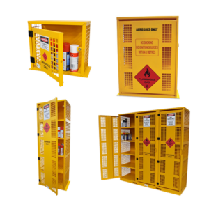 Aerosol Can Storage Cages