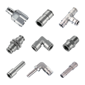 Nickel Plated Brass Push-In Fittings